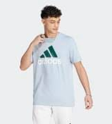 BKK Adidas Big Logo Single Jersey Men T-Shirt, Color: Blue, Size: XL