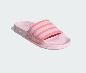 BKK Adidas Kids Adilette Shower Slides,Color:Clear Pink, Size: UK-13K