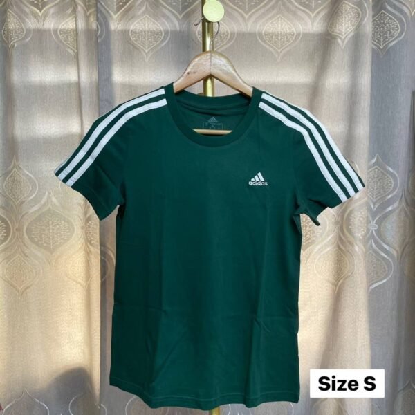 BKK Adidas 3-Stripes Women T-Shirt, Color: Green, Size: S