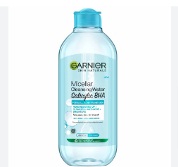 BKK Garnier Skin Naturals Micellar Cleansing Water Salicylic BHA 400 Ml.