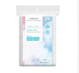 BKK Watsons Cotton Square Puffs 210 sheets.