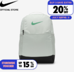 BKK Nike Adult Unisex Brasilia (24L) Bag, Color: Light Silver