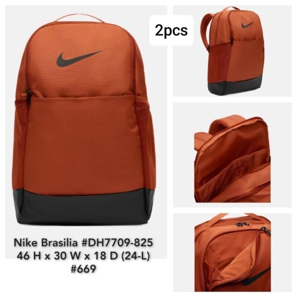 BKK Nike Adult Unisex Brasilia M Backpack 24L, Burnt Sunrise