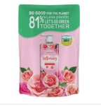 BKK Watsons Love My Skin Softening Cream Body Wash 650ml Refill (Rose)