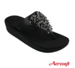 BKK Aerosoft Women Sandal FW8386, Color: Black - Shoes EU-EU:36