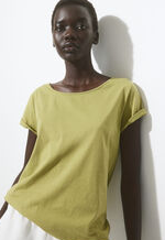 BKK H&M Women's Cotton T-shirt, Color: Olive Green - Clothing-XS