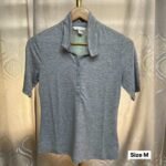 BKK H&M Jersey Polo Shirt, Grey - Clothing-M
