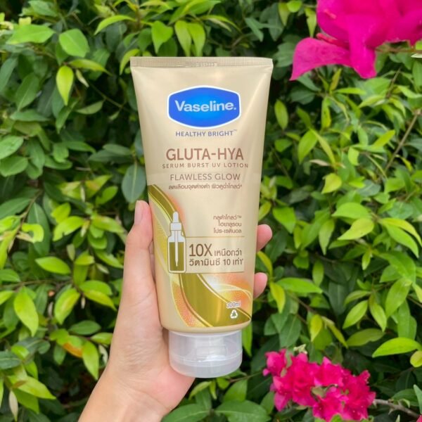 BKK Vaseline Healthy Bright Gluta-Hya Serum Burst UV Lotion (Flawless Glow) - 300ml