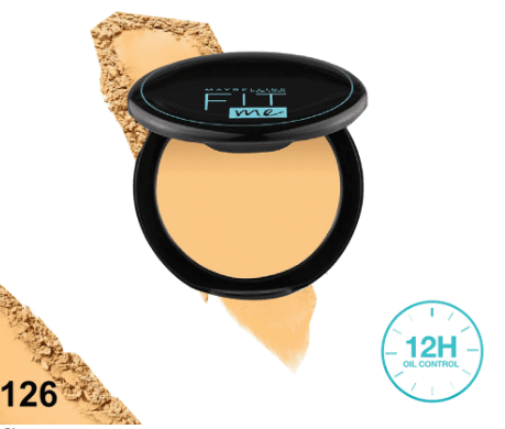 BKK Maybelline Fit Me Matte + Poreless Powder 6g 126