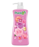 BKK Parrot Shower Cream Rose Fragrance 450 Ml. Fresh and refreshing scent
