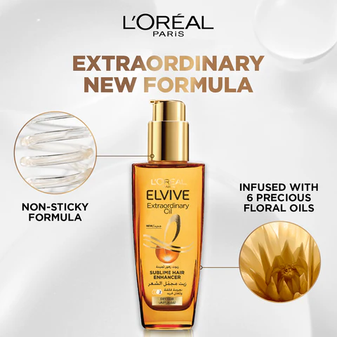 BKK L'Oreal Paris Elseve Extraordinary Hair Oil Serum 100 Ml