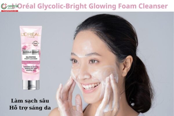 BKK L'Oreal Paris Glycolic-Bright Glowing Daily Cleanser Foam 100 Ml