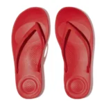 BKK Fitflop iQushion Ergonomic Flip-Flops, Color: Red