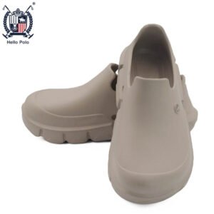 BKK Hello Polo slippers big toe thick heel 3 cm, Color: Ovaltine