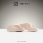 BKK Hello polo thick bottom women sandals, Color: Sakura
