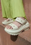 Crocs Mega Crush Clog, Color: Bone
