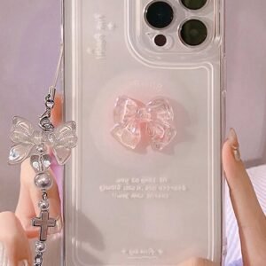 BKK Shein GUCADI Transparent 3D Bow Phone Case