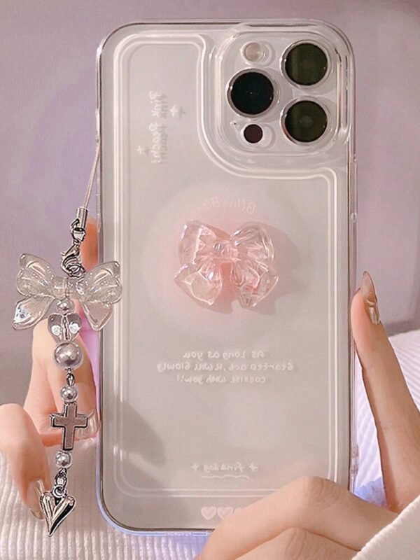 BKK Shein GUCADI Transparent 3D Bow Phone Case