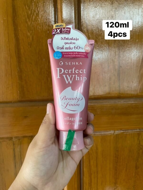 BKK Watson Senka Senka Perfect Whip Collagen In A 120 G. Whipped facial foam