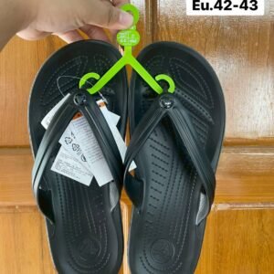 Crocs Crocband™ Flip, Color: Black/Slate Grey